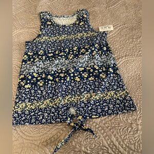 Children’s Place Blue Floral Top NWT size 10/12 Large